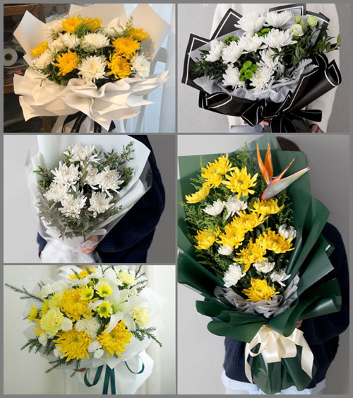 浙江省丽水松阳县新兴镇白事花束代送